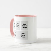 自分の写真をパーソナライズされた作成する マグカップ (正面左)