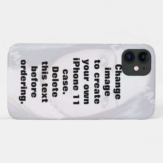 自分の写真をパーソナライズされた作成するiPhone 11ケース Case-Mate iPhoneケース (裏面(横))