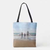 自分の写真を両面に追加カスタムする トートバッグ (裏面)