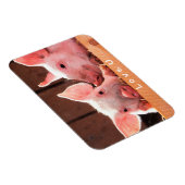 自分の写真を作おもしろい成する愛のカスタム マグネット (右側)