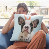 自分の写真を作おもしろい成するFriends Dog クッション