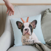 自分の写真を作おもしろい成するFriends Dog クッション