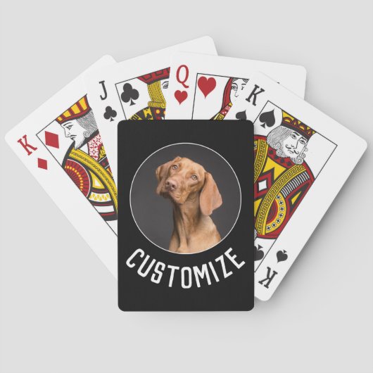 自分の写真を作カスタムる/写真と文字 トランプ (裏面)