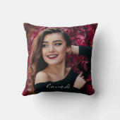 自分の写真を作カスタム成するDIY Loved クッション (裏面)