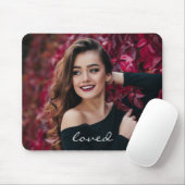 自分の写真を作カスタム成するDIY Loved マウスパッド (マウス)