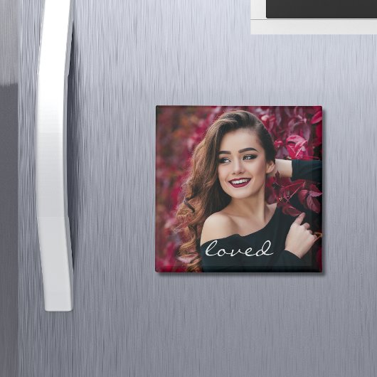 自分の写真を作カスタム成するDIY Loved マグネット