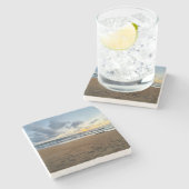 自分の写真を作シンプル成モダンする ストーンコースター (横)