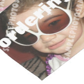 自分の写真を作パーソナライズされたる ショートテーブルランナー (コーナー)