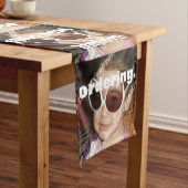 自分の写真を作パーソナライズされたる ショートテーブルランナー (インサイチュ)