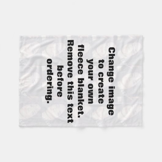 自分の写真を作パーソナライズされたる フリースブランケット (正面(横))