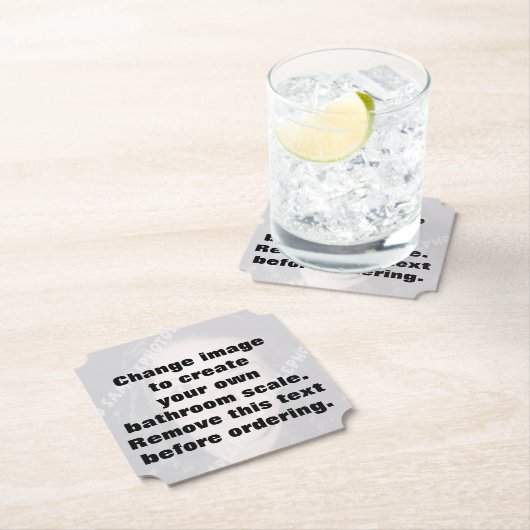 自分の写真を作パーソナライズされたる ペーパーコースター (インサイチュ)