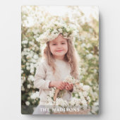 自分の写真を作パーソナライズされた成 フォトプラーク (正面)