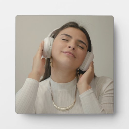 自分の写真を作パーソナライズされた成 フォトプラーク (正面)