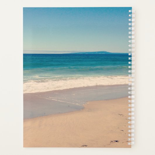 自分の写真を作パーソナライズされた成 プランナー手帳 (裏面)