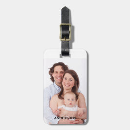 自分の写真を作パーソナライズされた成 ラゲッジタグ