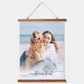 自分の写真を作パーソナライズされた成 吊り下げ型タペストリー (正面)