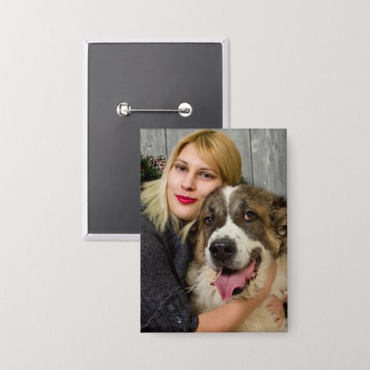 自分の写真を作パーソナライズされた成 缶バッジ (正面/裏面)