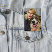 自分の写真を作パーソナライズされた成 缶バッジ (インサイチュ)