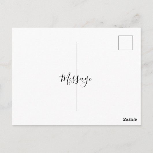 自分の写真を作パーソナライズされた成Merry Christmas ポストカード (裏面)