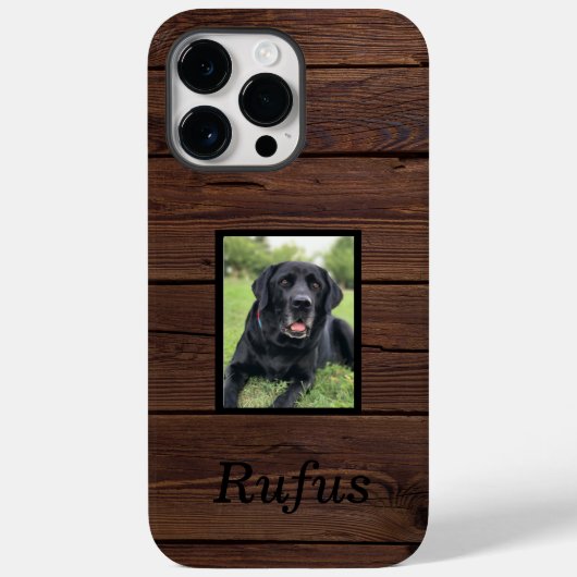 自分の写真を作成かわいいトレンディーペットカッコいいモダン Case-Mate iPhoneケース (裏面)