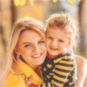 自分の写真を作成するパーソナライズされたカスタム方法 シール (正面)