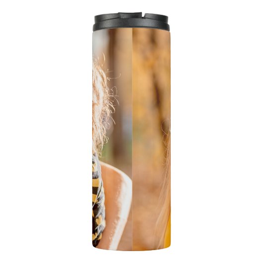 自分の写真を作成するパーソナライズされたカスタム方法 タンブラー (裏面)