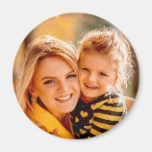 自分の写真を作成するパーソナライズされたカスタム方法 マグネット (正面)