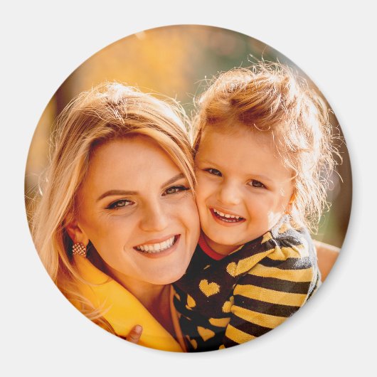 自分の写真を作成するパーソナライズされたカスタム方法 マグネット (正面)