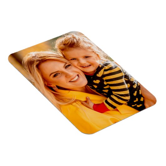 自分の写真を作成するパーソナライズされたカスタム方法 マグネット (右側)