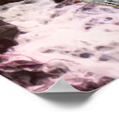 自分の写真を作成する小さなウッドランドの滝 ポスター (角)