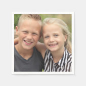 自分の写真を作成する紙ナプキンス スタンダードカクテルナプキン (正面)