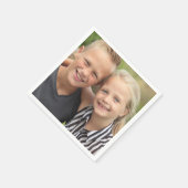 自分の写真を作成する紙ナプキンス スタンダードカクテルナプキン (角)