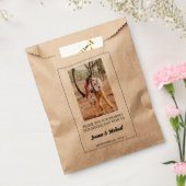 自分の写真を作成する結婚ありがとう フェイバーバッグ (封をした状態)