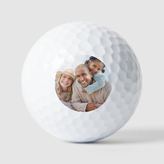 自分の写真を作成する ゴルフボール (正面)
