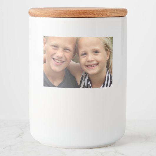 自分の写真を作成する フードラベル (正面)