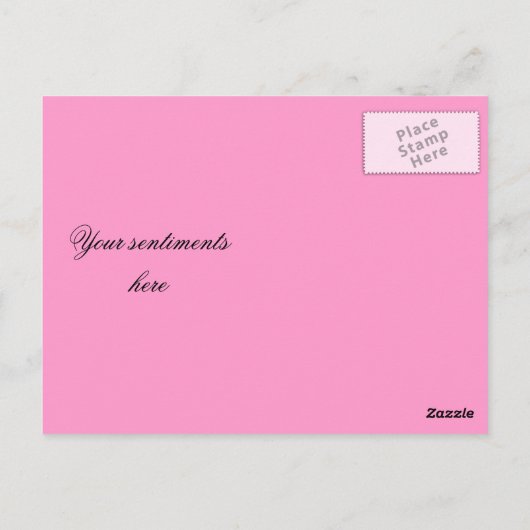 自分の写真を作成する ポストカード (裏面)