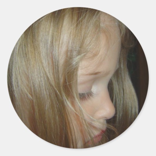 自分の写真を作成する ラウンドシール (正面)