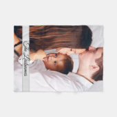 自分の写真を作成パーソナライズされたする フリースブランケット (正面(横))