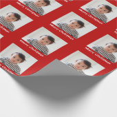 自分の写真を作成パーソナライズされたする ラッピングペーパー (角)