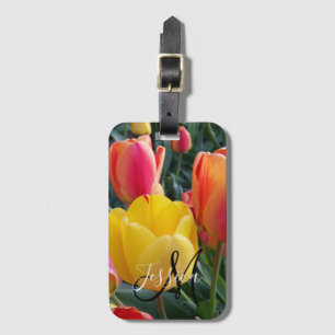 自分の写真を作成モノグラムの ラゲッジタグ