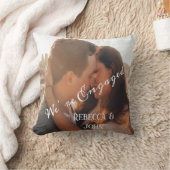 自分の写真を作成婚約したする  クッション (ブランケット)