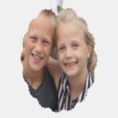 自分の写真を作成 オーナメントカード (左)