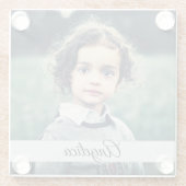 自分の写真を作成 ガラスコースター (裏面)