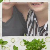 自分の写真を作成 キッチンタオル (折り畳み)