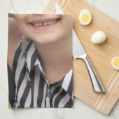 自分の写真を作成 キッチンタオル (四つ折り)