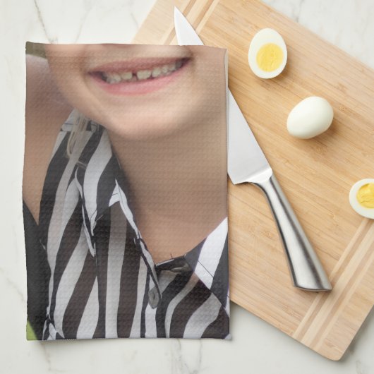 自分の写真を作成 キッチンタオル (四つ折り)