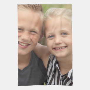 自分の写真を作成 キッチンタオル