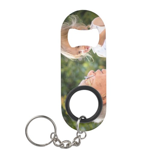 自分の写真を作成 キーホルダー栓抜き (正面)
