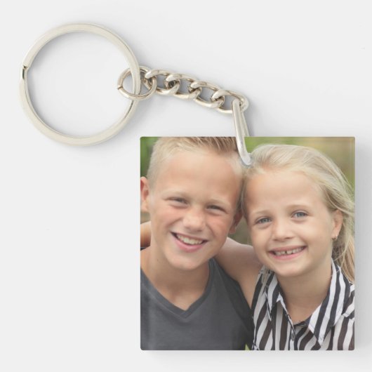 自分の写真を作成 キーホルダー (正面)