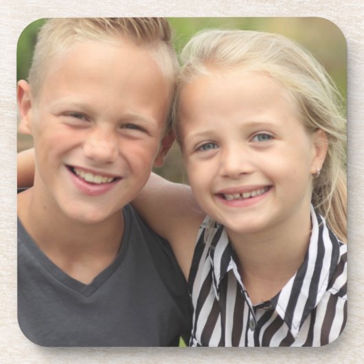 自分の写真を作成 コースター (正面)